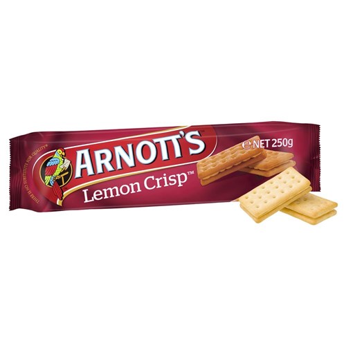 ARNOTT'S BISCUIT LEMON CRISP 20 X 250GM