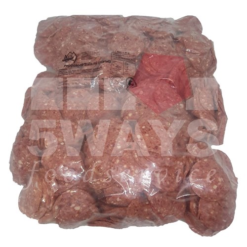AUS MEATS HALAL SLICED PEPPERONI 2.5KG