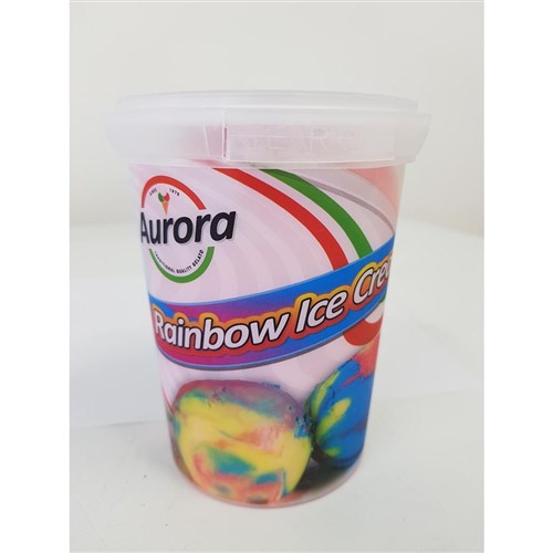 AURORA RAINBOW ICE CREAM 6 X 500ML 5Ways Foodservice Melbourne Wholesale Food Distributor