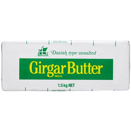GIRGAR UNSALTED BUTTER 1.5KG