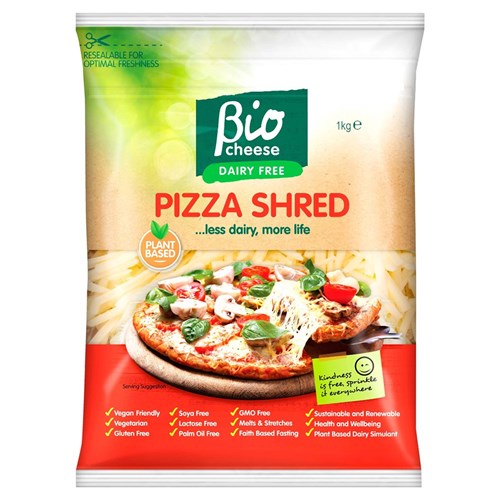 BIO CHEESE DAIRYFREE PIZZA SHREDDED CHEES 1KG
