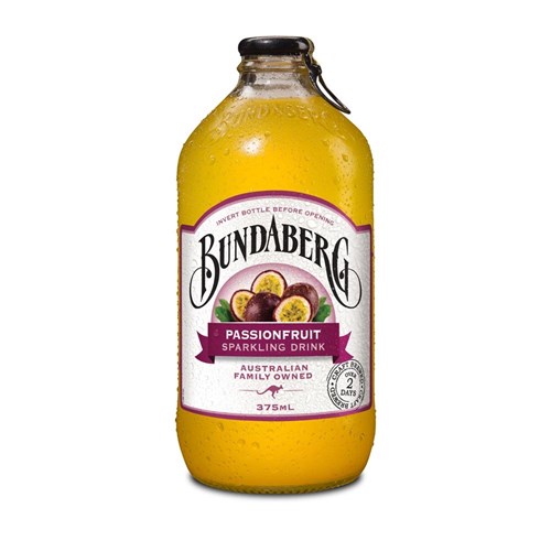 BUNDABERG BREWED DRINKS PASSIONFRUIT 12 X 375ML