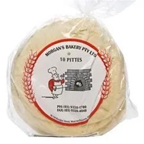 MORGAN BAKERY 24CM PITA BREAD 10 X 10