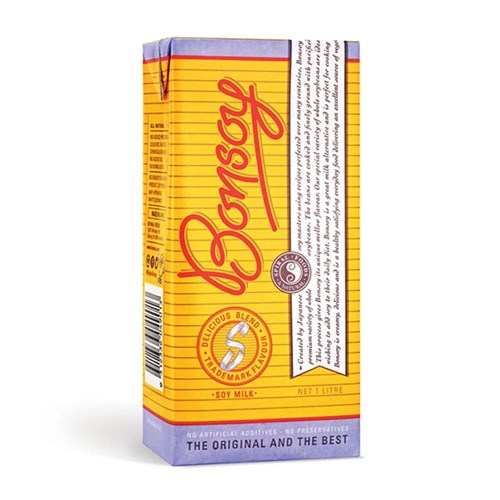 BONSOY SOY MILK TETRAPAK 6 X 1LT