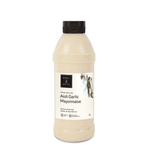BIRCH & WAITE GARLIC AIOLI MAYONNAISE SQUEEZ 1LT
