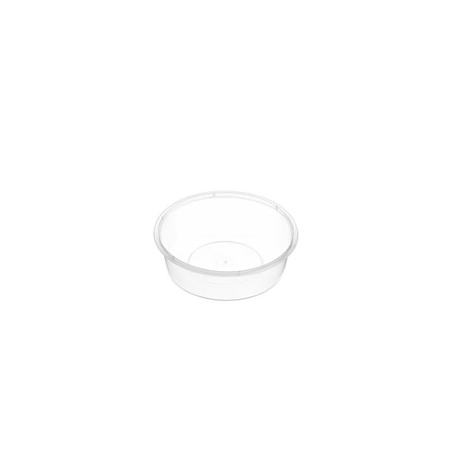 GENFAC 220ML CLEAR ROUND CONTAINER 1000's