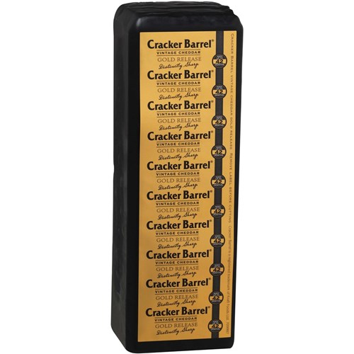 CRACKER BARREL CHEDDAR CHEESE KG (AVG 2.4KG)