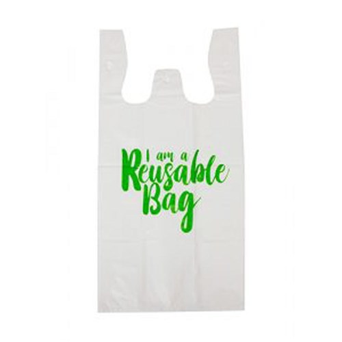 CAPRI SMALL REUSABLE SINGLET BAG 1500's (200MM X 130MM X 415MM)