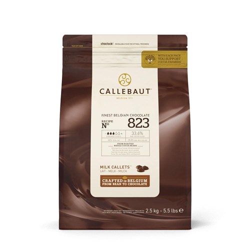 CALLEBAUT MILK CHOCOLATE 2.5KG