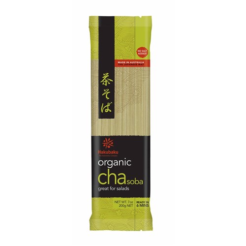 HAKUBAKU CHA SOBA NOODLE 12 X 200GM