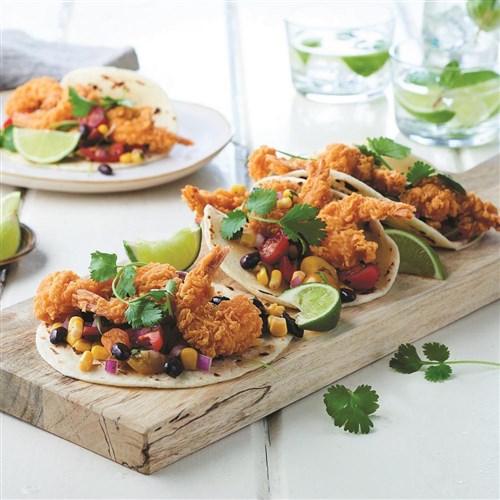 I&J DOUBLE CRUNCH SPICY PRAWN 1KG