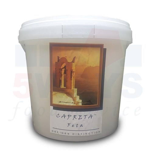 DELRE DANISH CAPRETA FETTA CHEESE 2KG