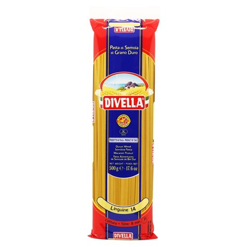 DIVELLA PASTA LINGUINI #14 500GM
