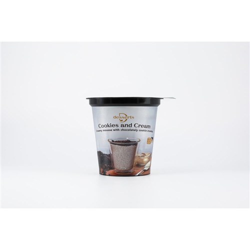 D DESSERT COOKIES & CREAM MOUSSE 24 X 100GM