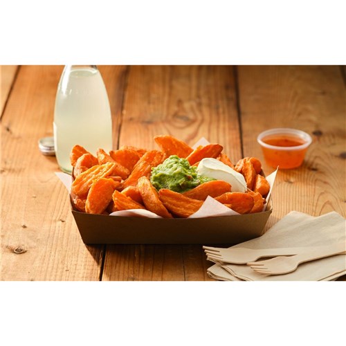 EDGELL SWEET POTATO CRINKLE WEDGES 6 X 1.1KG
