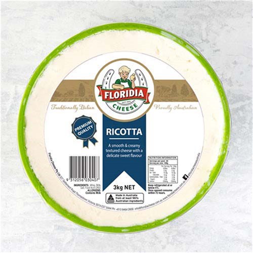 FLORIDIA RICOTTA CHEESE 3KG