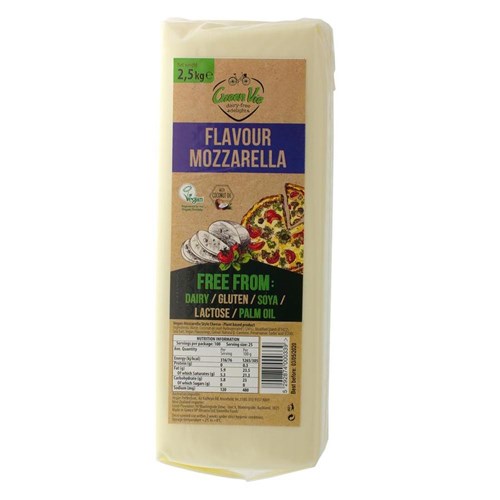 GREEN VIE VEGAN MOZZARELLA BLOCK 2.5KG