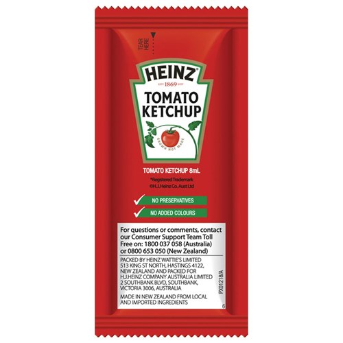 HEINZ TOMATO KETCHUP SAUCE P/C 300 X 8ML