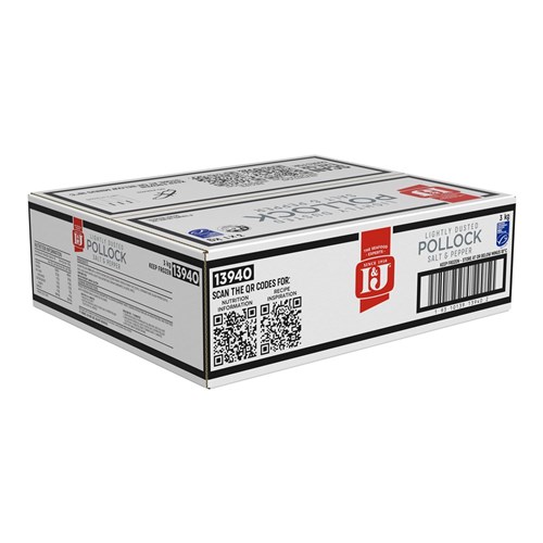 I&J DUSTED SALT & PEPPER POLLOCK 3 X 1KG