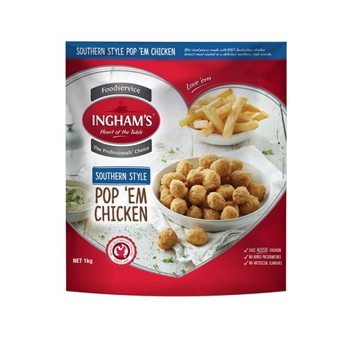 INGHAM SOUTHERN STYLE POP'EM CHICKEN 1KG