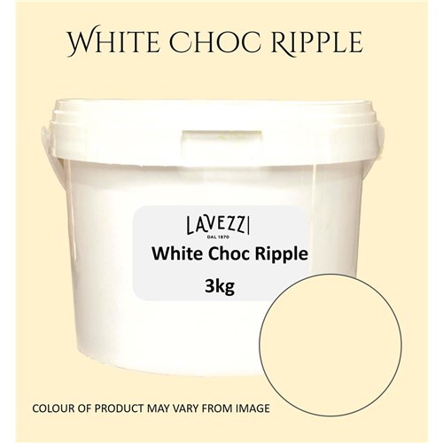 INVIDIA WHITE CHOC RIPPLE CREAM 3KG