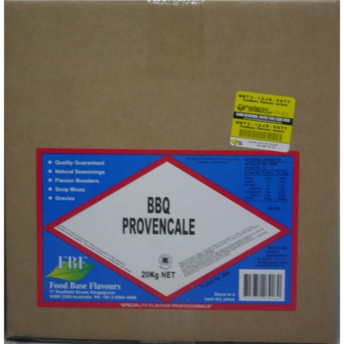 FOOD BASE FLAVOURS BBQ PROVENCALE SEASONING 20KG