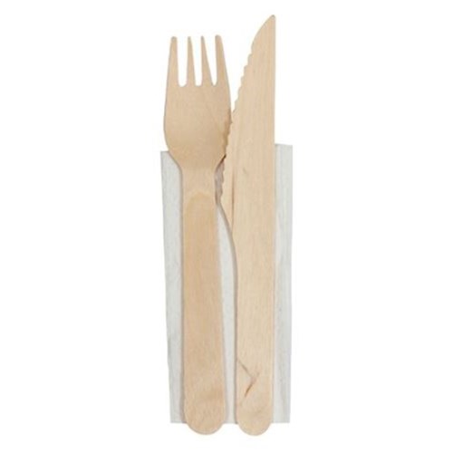 ENVIROCHOICE KNIFE/FORK/NAPKIN CUTLEY SET 400'S