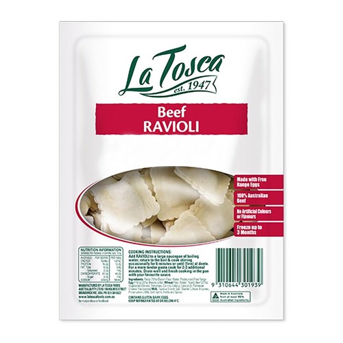 LA TOSCA BEEF RAVIOLI 5KG