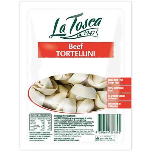 LA TOSCA BEEF TORTELLINI 5KG