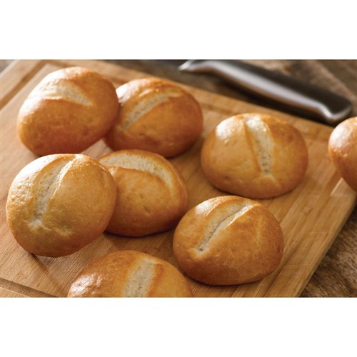 LAURENT ROUND WHITE DINNER BREAD ROLL 90 X 35GM