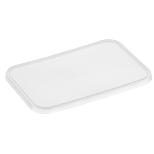 GENFAC CLEAR RIBBED LID (BLUE) 500's