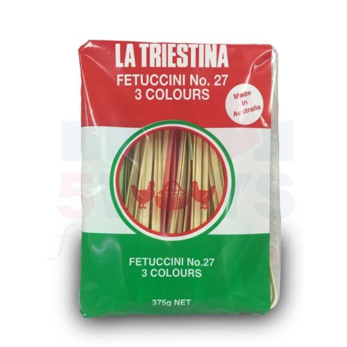 LA TRIESTINA TRI COLOUR FETTUCINE 12 X 375GM
