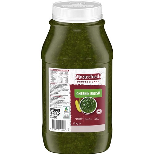 MASTERFOODS GHERKIN SPREAD 2.7KG