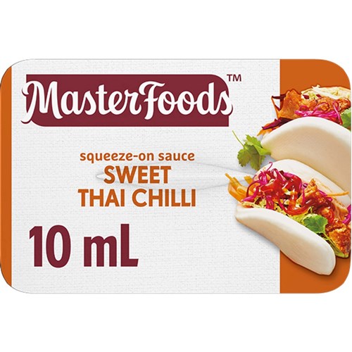 MASTERFOODS THAI SWEET CHILLI SAUCE P/C 100 X 10ML