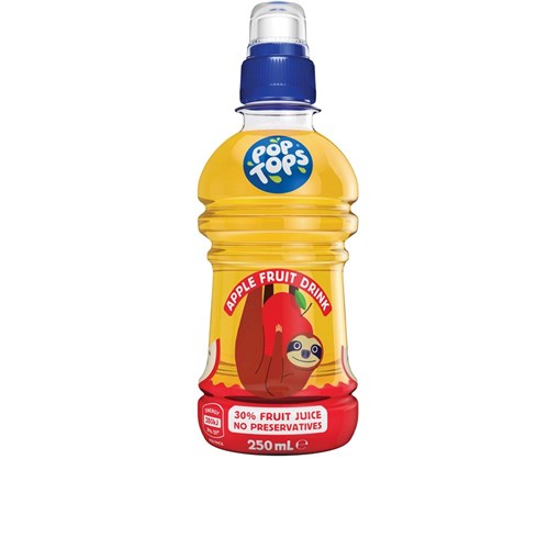 POP TOPS APPLE FRUIT DRINK 24 X 250ML