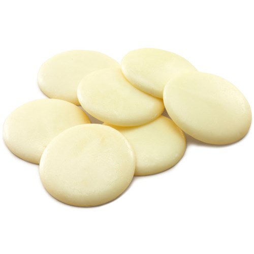 DOCELLO SNOWCAP WHITE CHOCOLATE BUTTON 5KG