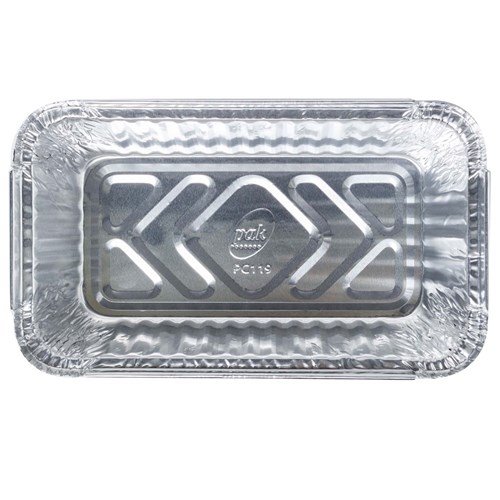 PLUSPAK 7119 OBLONG FOIL CONTAINER 500's (840ML)
