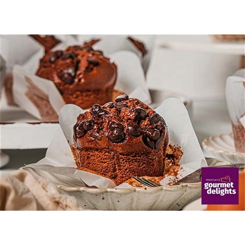 PRIESTLEY'S DOUBLE CHOCOLATE MUFFIN 6 X 150GM