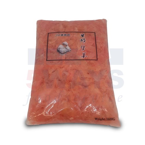 SUSHI SHOUGA FINE SLICED PICKLED GINGER 1KG