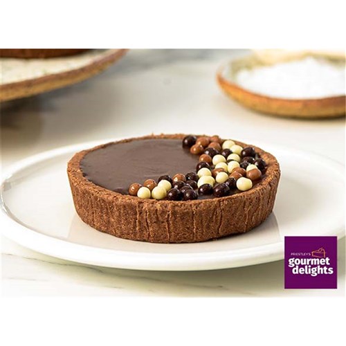 PRIESTLEY'S CHOC SALTED CARAMEL TART 6 X 108GM