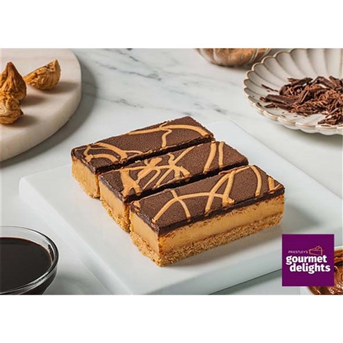 PRIESTLEY'S GLUTEN FREE CARAMEL SLICE 15 X 122GM