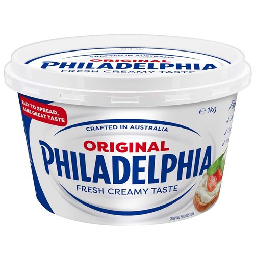 PHILADELPHIA SPREADABLE CREAM CHEESE 1KG
