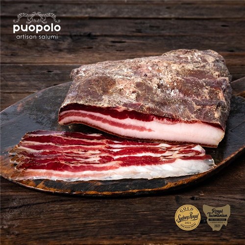 PUOPOLO - ARTISAN MILD FLAT PANCETTA KG (AVG 1.5KG)