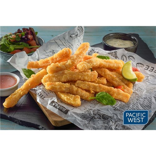 PACIFIC WEST LIGHTLY DUSTED CALAMARI DIPPER 1KG
