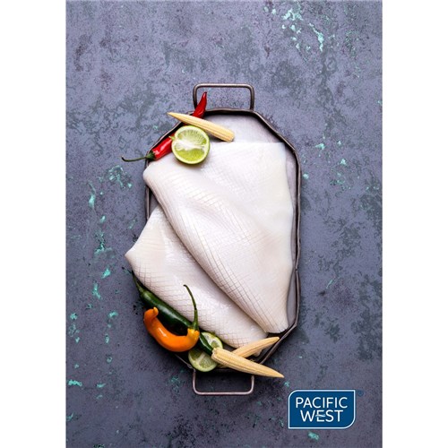 PACIFIC WEST PINEAPPLE CUT SQUID FILLET 5KG