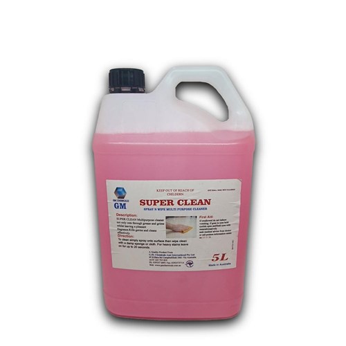 GM CHEMICALS SUPER SPRAY & WIPE 5LT