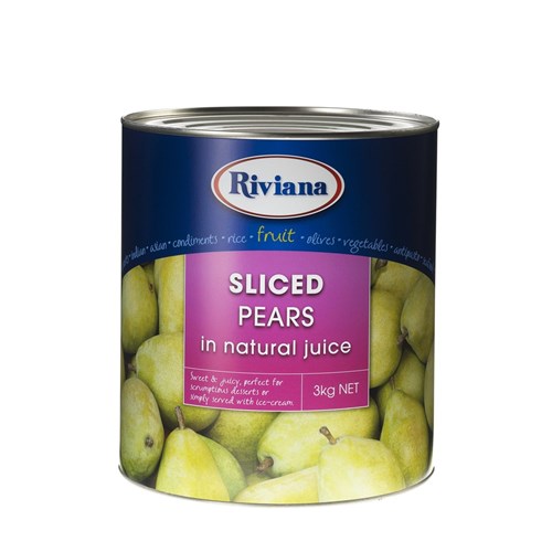 RIVIANA PEAR SLICES IN NATURAL JUICE A10