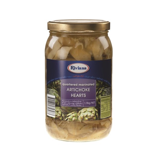 RIVIANA MARINATED ARTICHOKE QUARTERS 1.9KG
