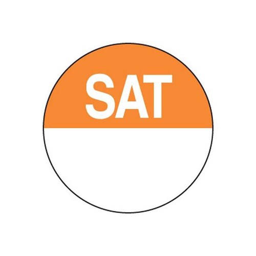 DATE DOTS 24MM ROUND SATURDAY 1000's