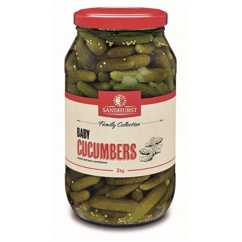 SANDHURST CORNICHONS BABY CUCUMBERS 1.9KG